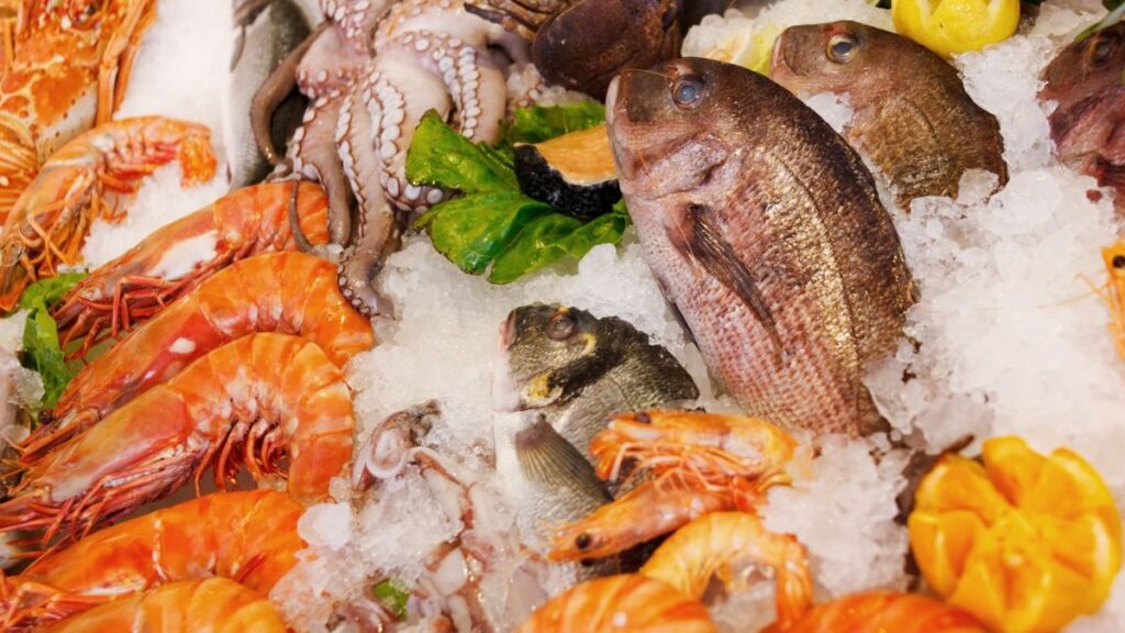 Mariscos frescos